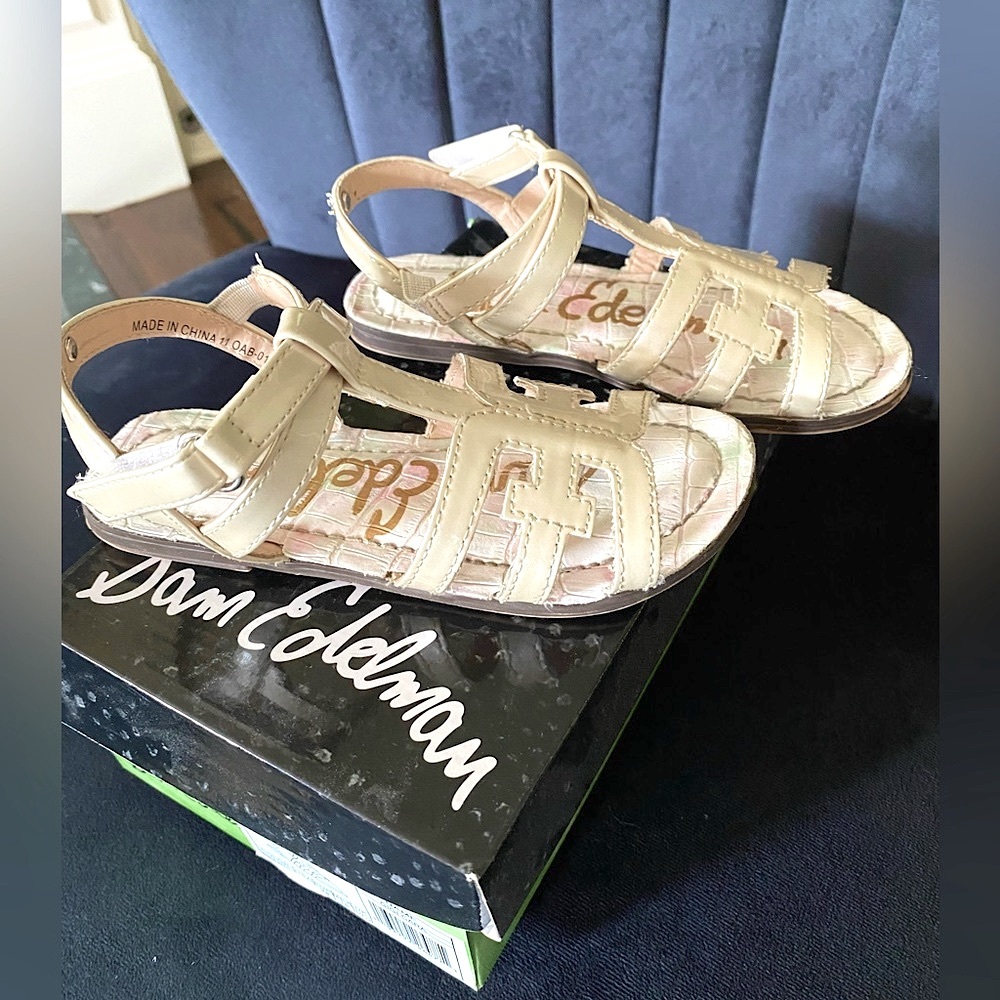 Sam Edelman Girls Sandals, Size 11